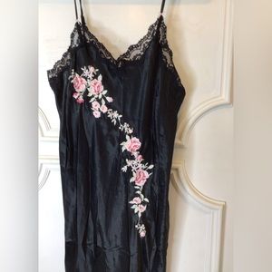 Slip dress vintage roses Size M